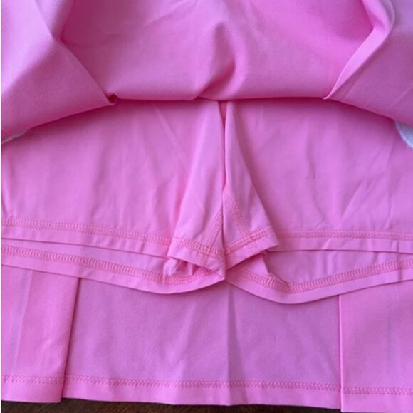 Lilly Pulitzer Size 10 Luxletic Shasta Skort Confetti Pink - Picture 5 of 5